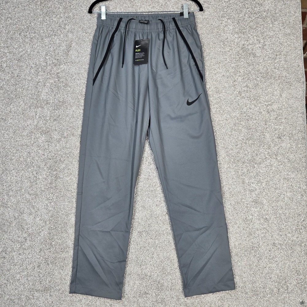 Nike flex Pants Mens Small Gray Woven lightweight NWT CU4957-084